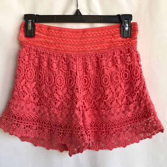 Breeze Ever orange/peach high-rise shorts, size S - Picture 1 of 5